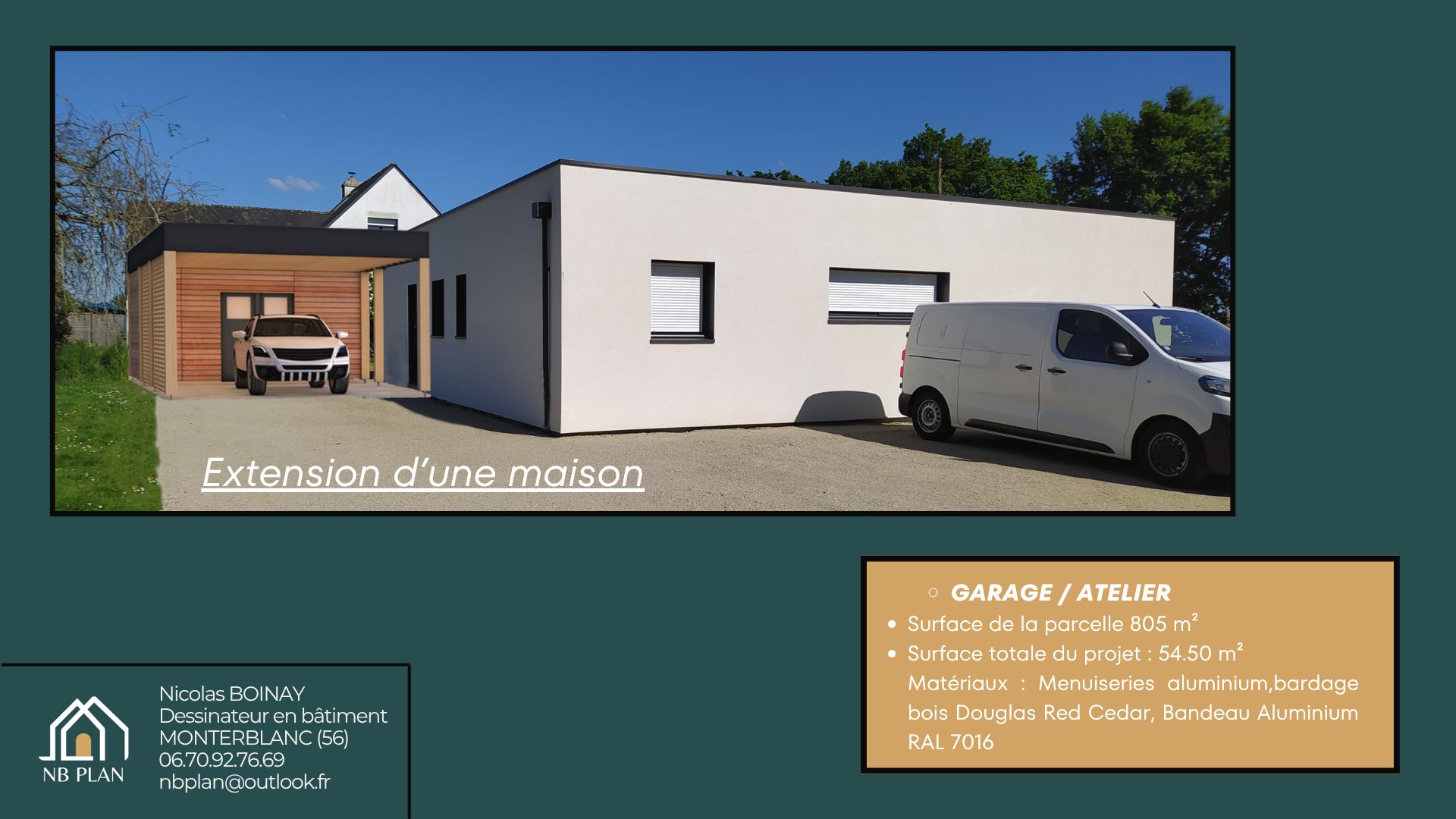 Carport & Atelier — Landévant (56)